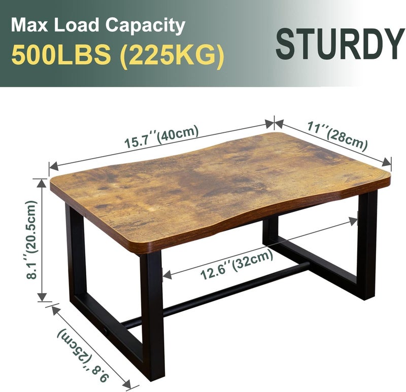 iTsst Wooden Step Stool,Stepping Stool for Adult & Kids，Wood One Step for Kitchen, Bedroom, Living Room, Bathroom Hold up to 500lbs - Image 2